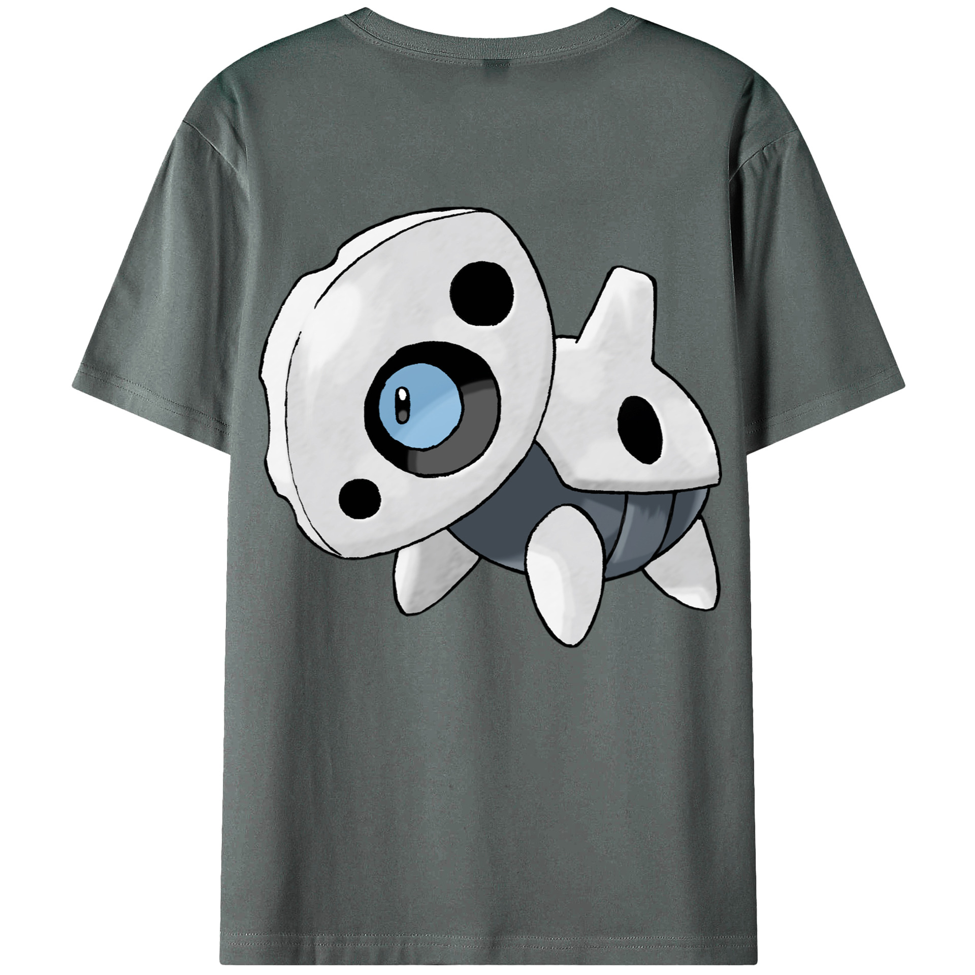 （画像用） ポケットモンスター Pokémon 綿100％ メンズ半袖Tシャツ（バックプリント） 通気性